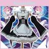 Hajimeru Kara Rezero Lsekai Seikatsu Twins Ramrem Maid Dress Costume Cosplay