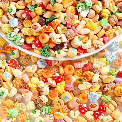 10 шт. Kawaii Cartoon 3D Food Resin Холодильник Магнит Сувенирный Магнит На Холодильник Торт Конфеты Наклейка