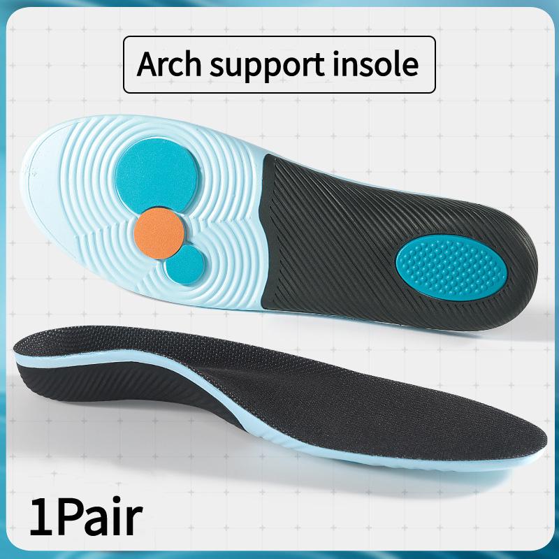 Arch Support Insoles Shock Absorbing Gel Inserts for Foot Pain Relief Sports Running Walking Shoes