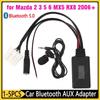 Автомобильный беспроводной Bluetooth-приемник Bluetooth AUX-адаптер Радио Стерео Микрофон для Mazda 2 3 5 6 MX5 RX8 CX7 2006 2007+ Аудио