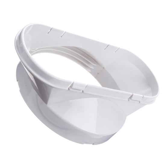 Прочный белый оконный адаптер из ПВХ 13 см для запасных частей портативного кондиционера