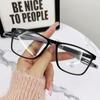 Fashion Sports Blue Light Blocking Glasses Women Square Flexible Optics Myopia Glasses Computer Gaming Eyewear Men