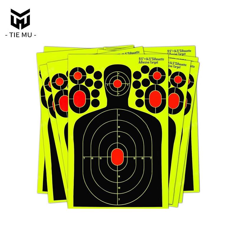 Tiemu Human Torso Fluorescent Splatter Shooting Targets
