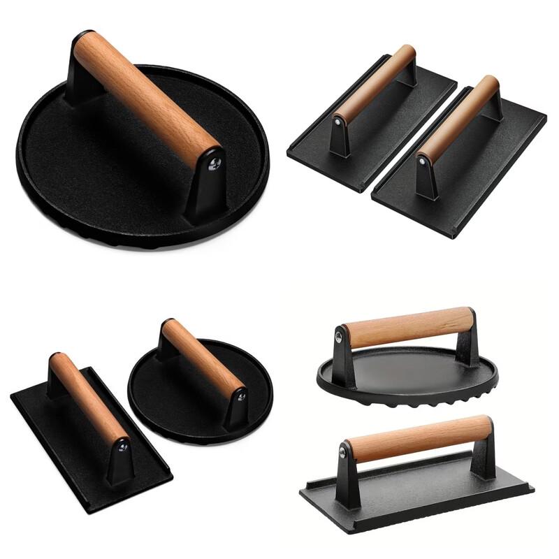 SMVP Stainless Steel Round Burger Press