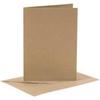 Cards and Envelopes - Natural - 10.5x15 Cm - 6 Sets - Cardstock - Mixed