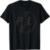 Официальная футболка PiL с черным логотипом Public Image Ltd