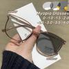 Men Ultra Light Large Frame Photochromic Near Sight Glasses Trendy Women Myopia Glasses Anti Blue Light Color Changing Eyewear