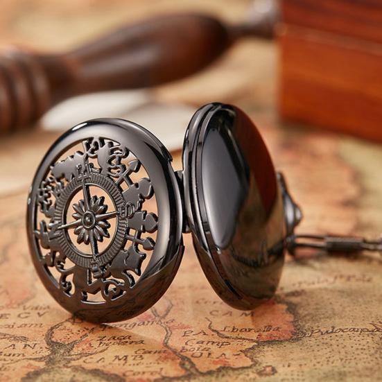 Pocket Watch Chic Portable Precise Print Compass Pocket Watch Hiking Pocket Watch Compass Outdoor Compass Camping Supplies