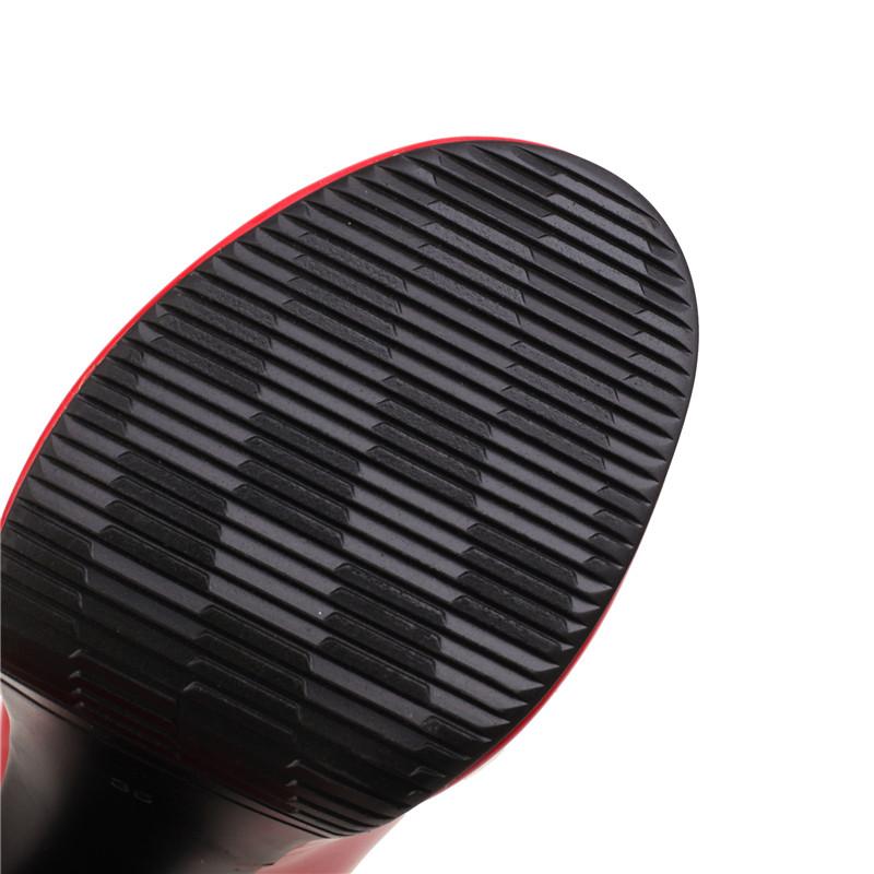 Женские короткие сапоги на высоком каблуке, осень и зима, новые сексуальные водонепроницаемые сапоги на толстом каблуке, подходящие по цвету, короткие сапоги большого размера