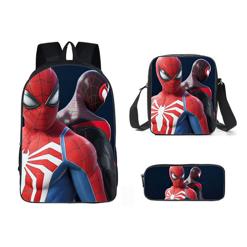 Backpack Three Piece Set Waterresistant Material Kids For