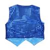 Kids Boys Girls Sequins Jazz Dance Show Vest Waistcoat Hip-Hop Costumes
