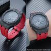 GA2100 GA2110 модифицированный Легкий корпус из углеродного волокна Корпус ремешка для часов Для Casio Gshock GA-2100 GA-2110 FKM Резиновый ремешок для часов Безель