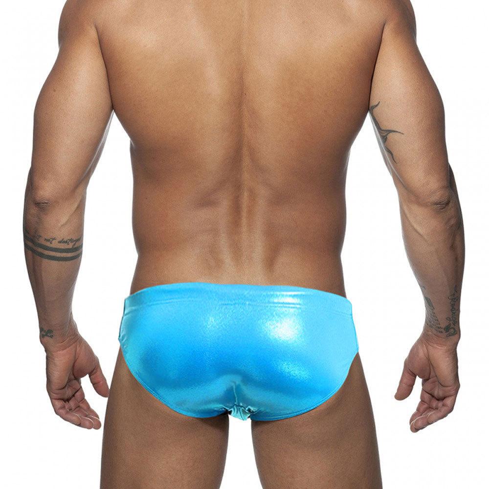 Men's Sparkly Low Waist Quick Dry Triangle Swimming Briefs