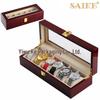 High-Gloss Piano Lacquer Wooden Watch Box with Spray Paint Finish
