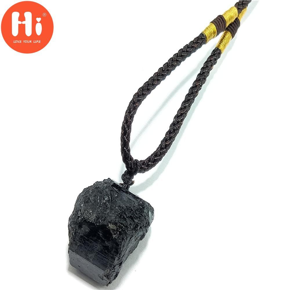 Привет, натуральный кристалл, черный турмалин, кулон, черный турмалин, оригинальный камень, образец руды, модные ювелирные изделия, аксессуары, подарок