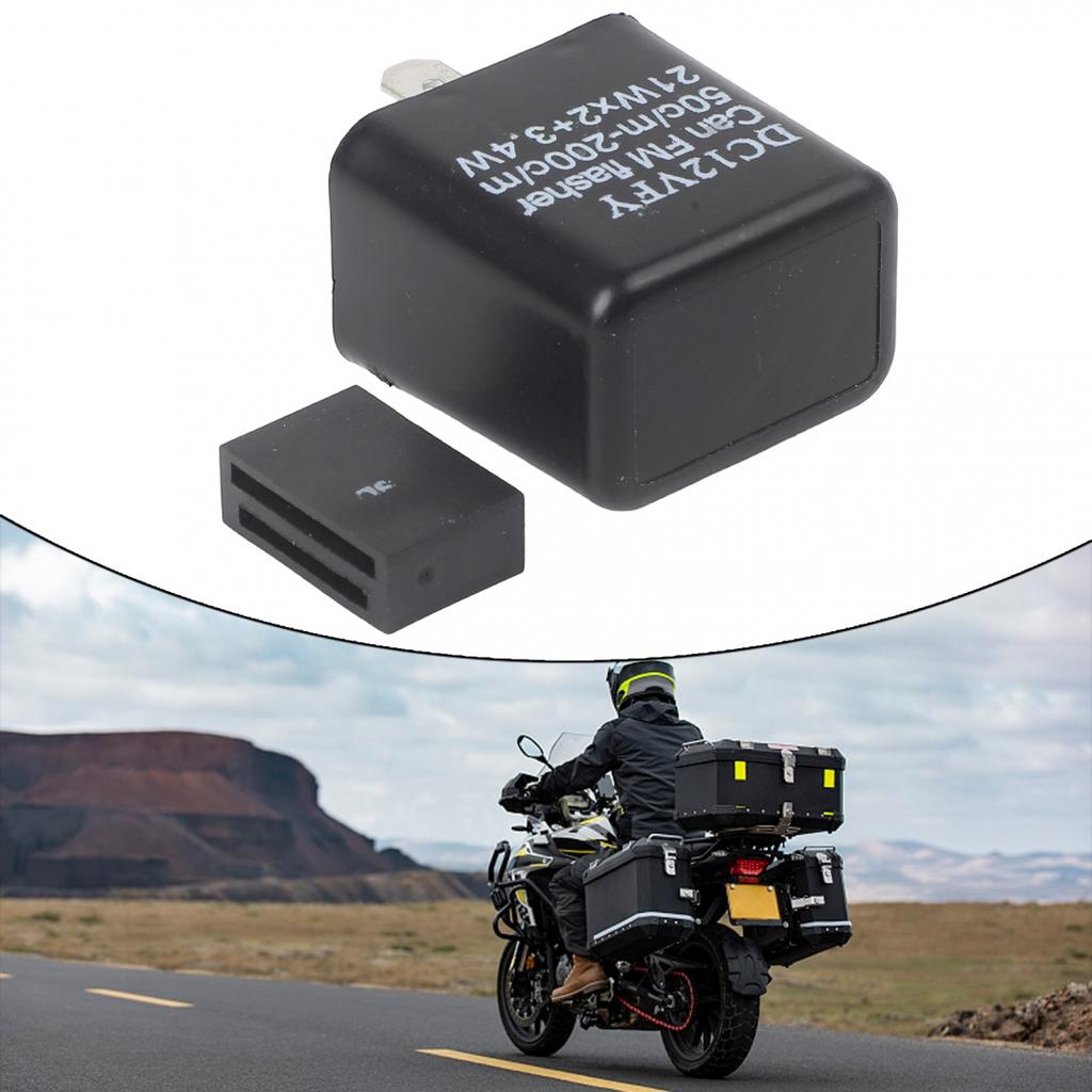50 Times/min To 200 Times/min 2-Pin Flasher Relay 12V