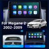 Android 12 2 Din автомобильное стерео аудио радио для Renault Megane 2 2002-2009 мультимедийный видеоплеер с сенсорным экраном GPS Carplay