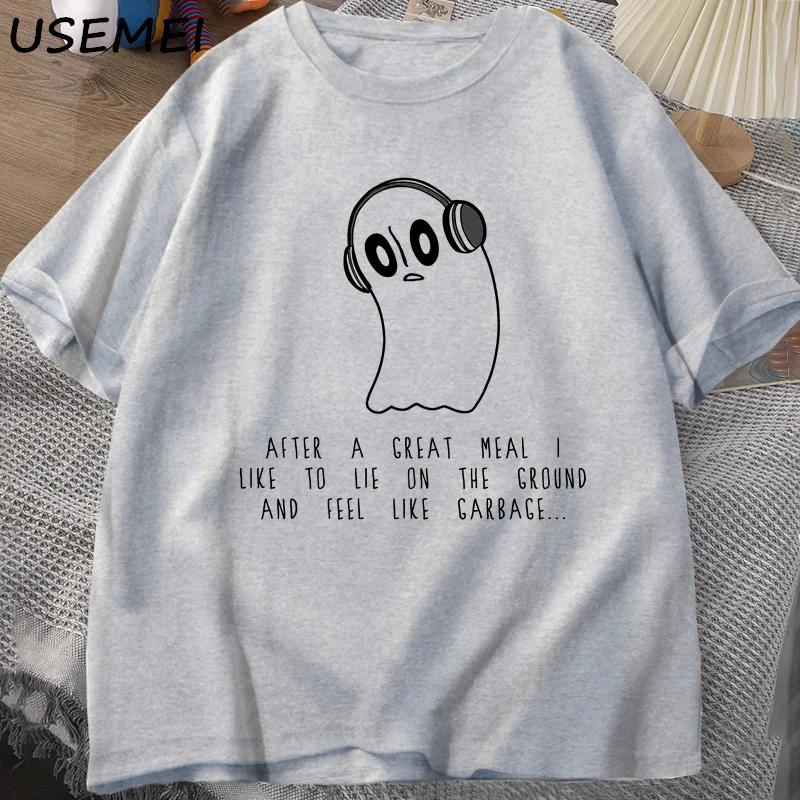 Napstablook Galaxy Undertale Музыкальная футболка Мужская летняя хлопковая футболка с короткими рукавами Повседневная футболка с круглым вырезом Мужская уличная одежда