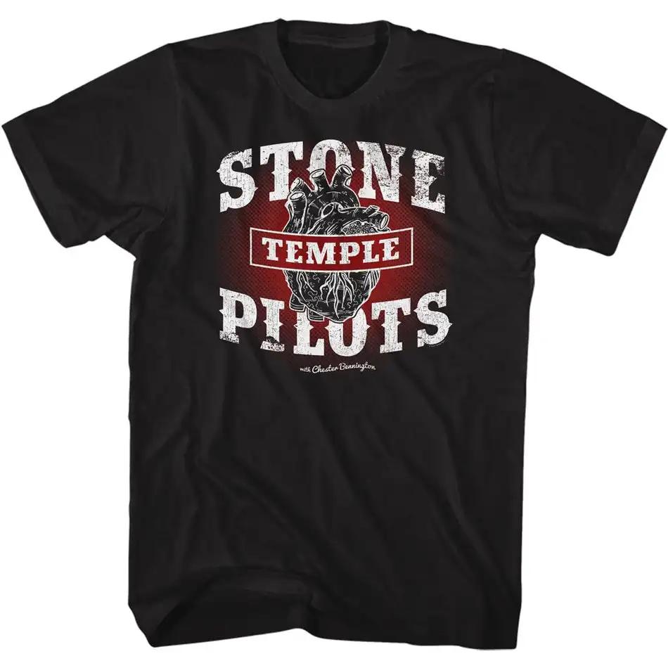 American Rock Band Stone Temple Pilots Graphic Print Tshirt Unisex Women Loose Casual Oversized Tee Streetwear Hip Hop Fashion Top