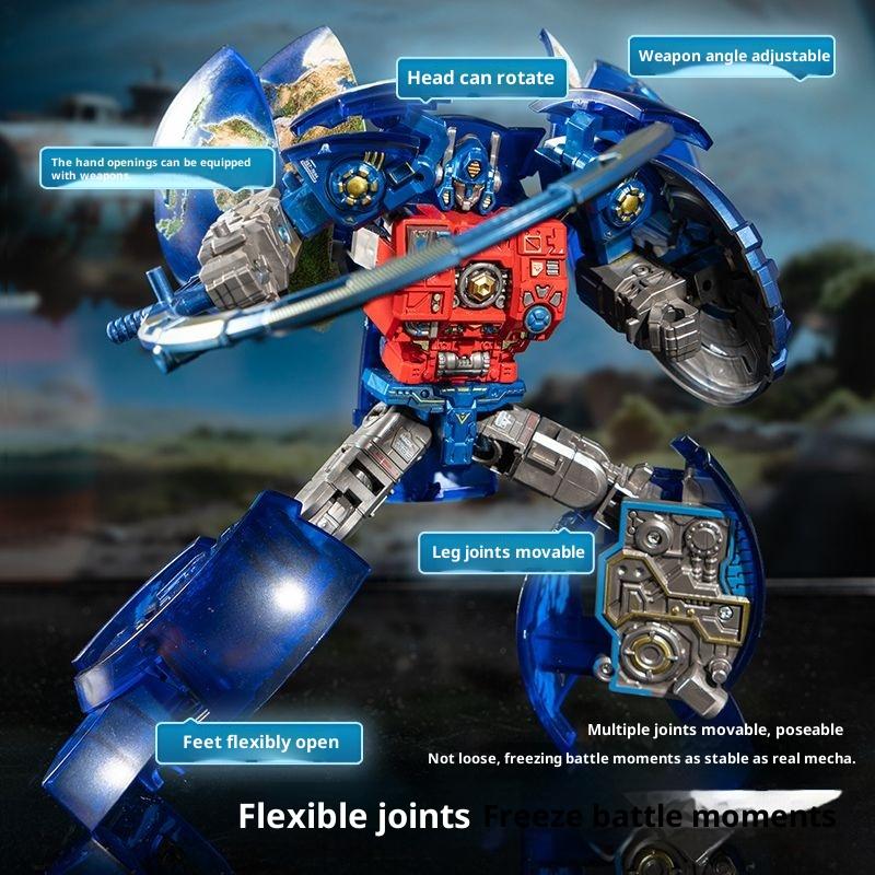 Transforming Toy Globe Optimus Prime King Kong Boy Robot Autobot Prime