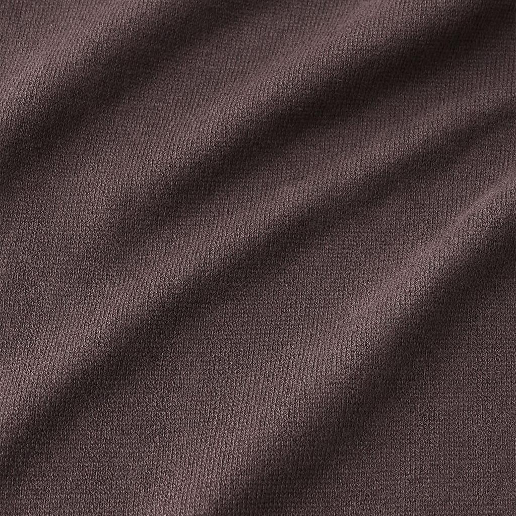 Atsugi Casual Warm Cotton Blend Belly 40cm Made in Grayish 7008AS Women's Warmer, Length, Japan, Brown,