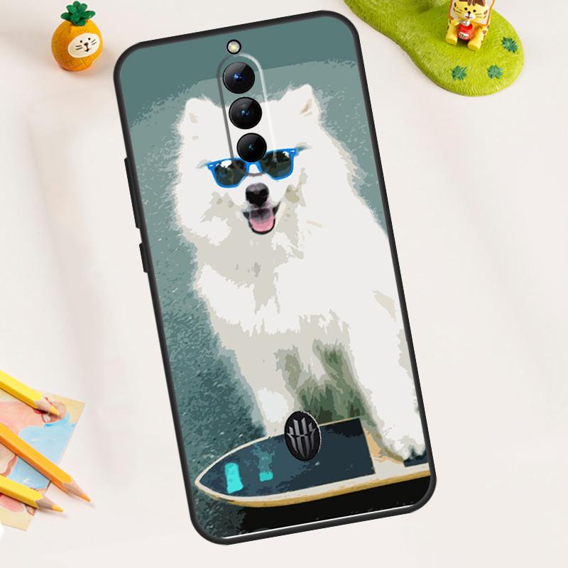 Samoyed Puppy Case For ZTE Nubia RedMagic 11 9 8 10 Pro Plus 8S 9S 10S Pro 5G 5S 6 7 6S 7S Pro 11 Air Cover