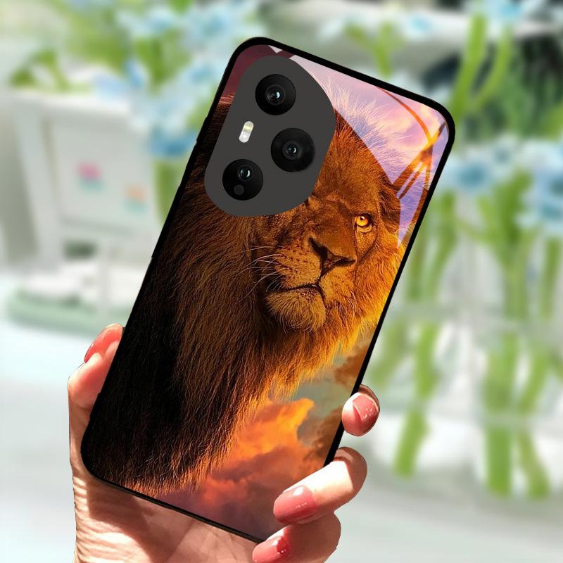Чехол для Honor 400 Pro 5G Роскошный Закаленное Стекло Противоударный Чехол Для Honor400 Pro 400Pro Задняя Панель Телефона Ударопрочный Fundas Capa