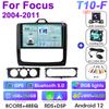 2 Din Android 12 автомобильный радиоприемник для Focus 2 3 Mk2 Mk3 2004 - 2011 мультимедийный видеоплеер GPS 4G Carplay Auto Stereo DVD QLED RDS DSP