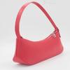 Women's Red Faux Leather Baguette Shoulder Bag