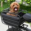 Bike Rear Basket Bicycle Cargo Rack Biking for Shopping Camping Dogs