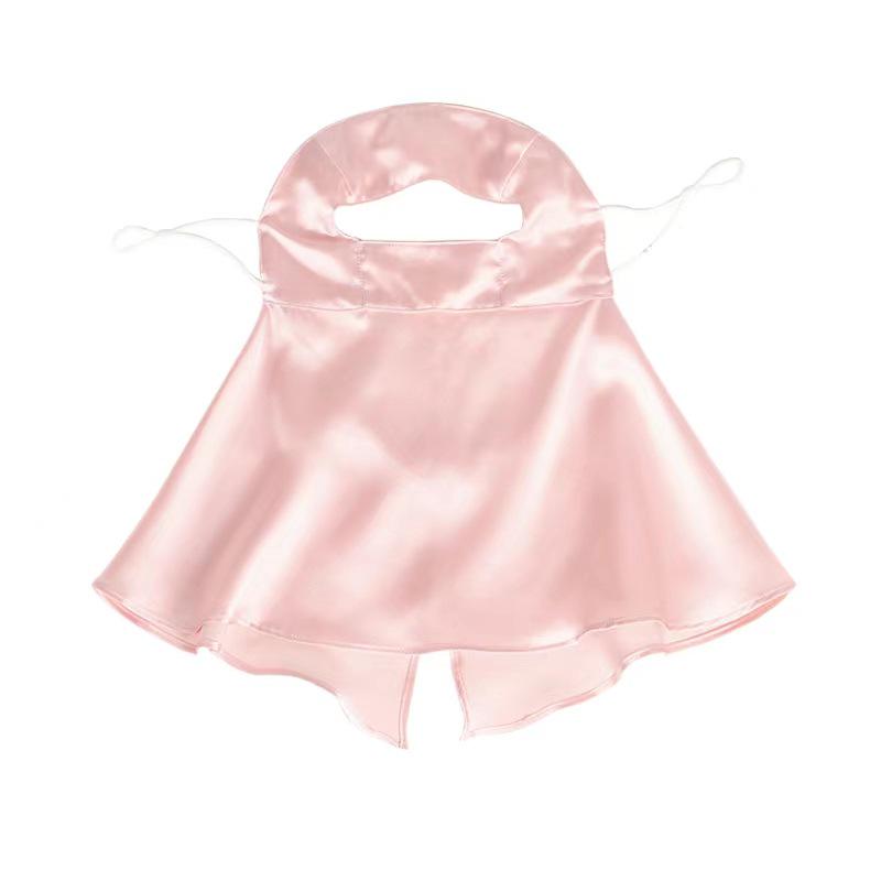 Маска для лица из шелка тутового дерева с защитой от УФ-лучей и регулируемыми ушными петлями