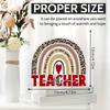 Teacher Appreciation Paperweight - Graduation & Birthday Keepsake for Educators