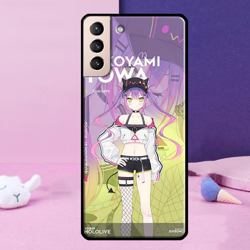Чехол для телефона Tokoyami Towa Hololive для Samsung Galaxy S25 Ultra S24 Ultra S9 S10 S20 S21 S22 Plus S23 S24 FE