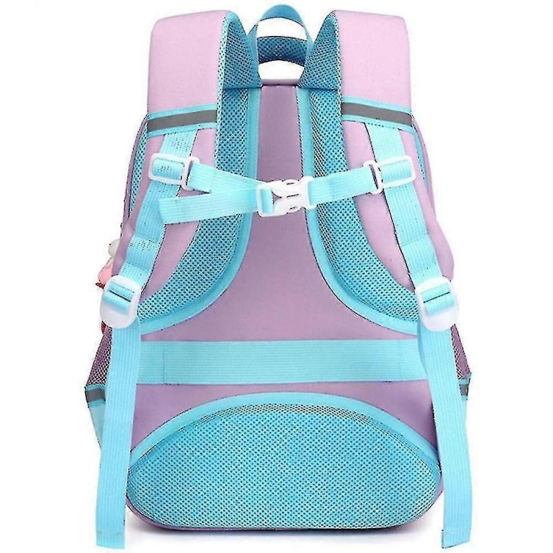 Backpacks Cartoon High-end Elementary School Girls And Pupils Schoolbags Purple