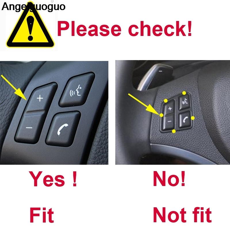 Автомобильные кнопки на руле с блестками, декоративная накладка для BMW 3 серии E90 318i 320i