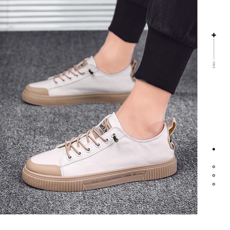 Модные удобные низкие парусиновые туфли дышащая мужская обувь Tide Shoes летняя обувь Hundred Board Shoes повседневная обувь