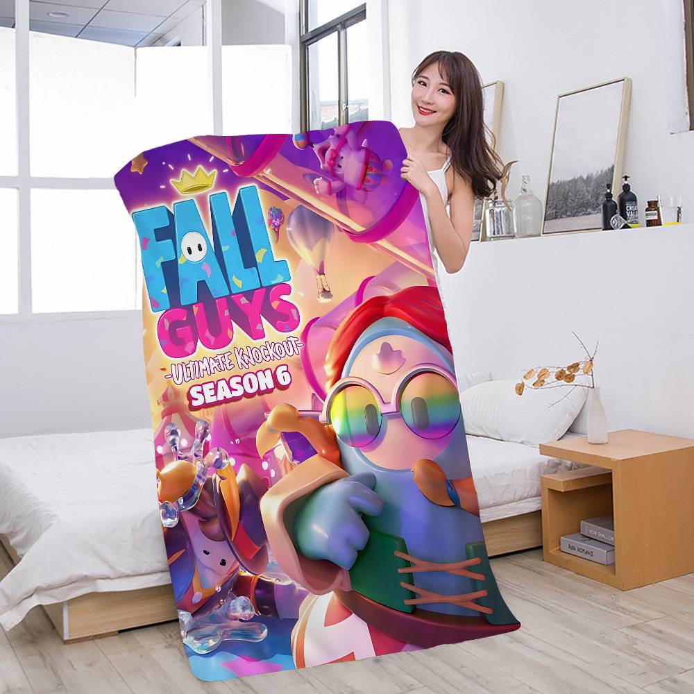 F-Fall G-Guys Game Big Microfiber Beach Towels Quick Dry Towel Sand Beach Towels Pool Towel for Travel Swim Pool Yoga