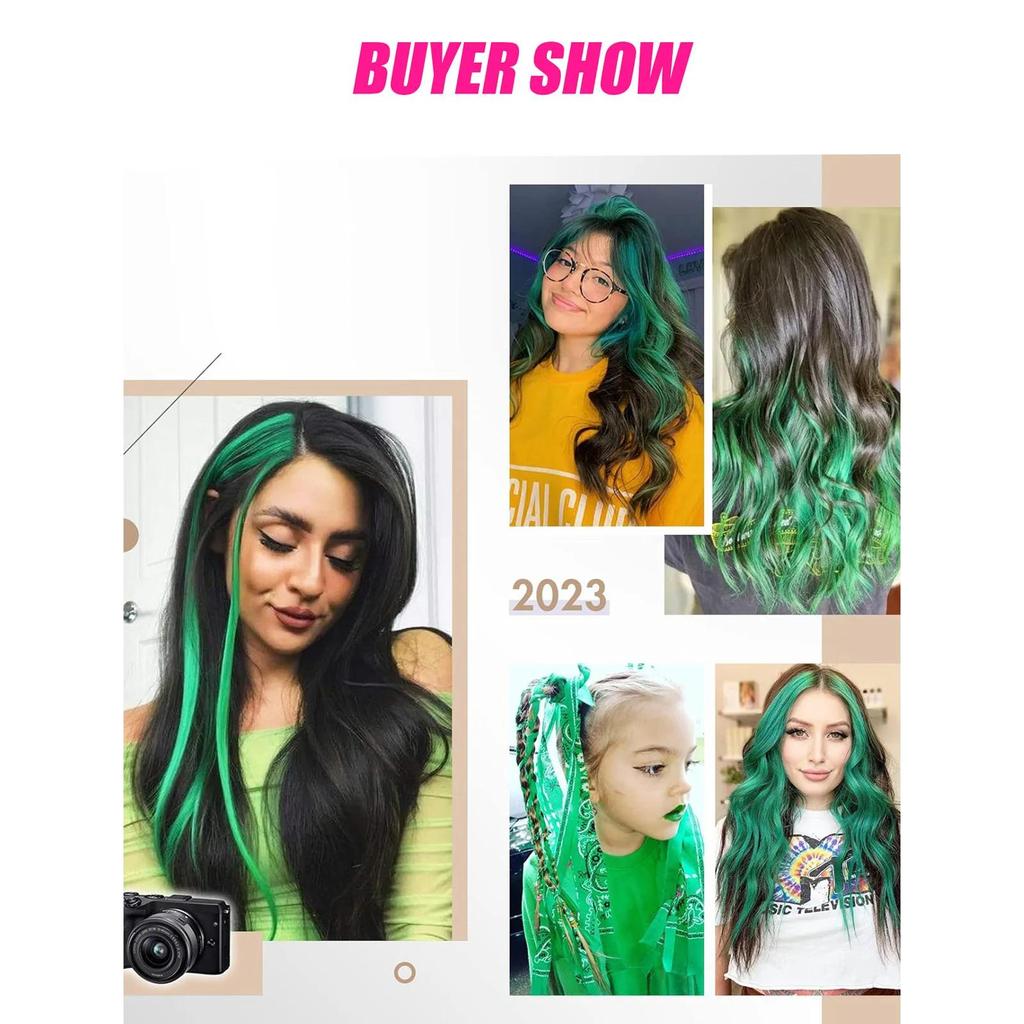 ALAN EATON 22 дюйма 5 шт./упак. блестящие волосы для наращивания на клипсе в радужной блестящей блестящей мишуре для волос термостойкие блестящие наращивание волос