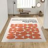 Mid Century Bauhaus Poster Geometric Rug Living Room Bedroom Art Decorative Rug Minimalist Carpet Hallway Anti-slip Floor Mat