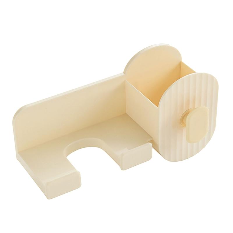 Adhesive Bathroom Hair Dryer Holder Vanities Storage Station For Styling Tools Makeup Accessories Easy Installation