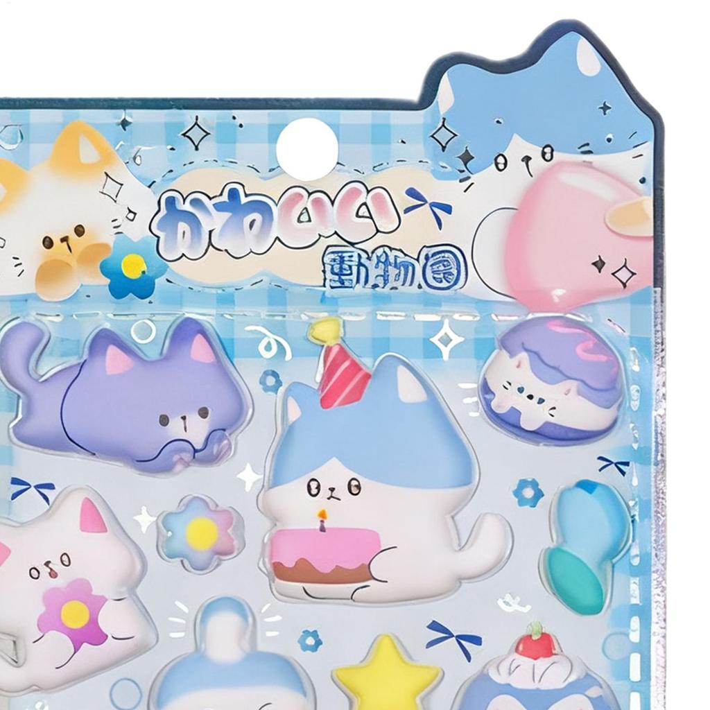 3D Cute Animal Butt Stickers 3D Pinching Relaxing Butt Stickers Cute DIY Mobile Book Decoration Stickers Festival Decoration Gif
