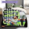 Rayan Cherki Pattern Bedding Home Decoration Birthday Gift ( 1 duvet cover + 2 pillowcase, without core),fan merchandise.