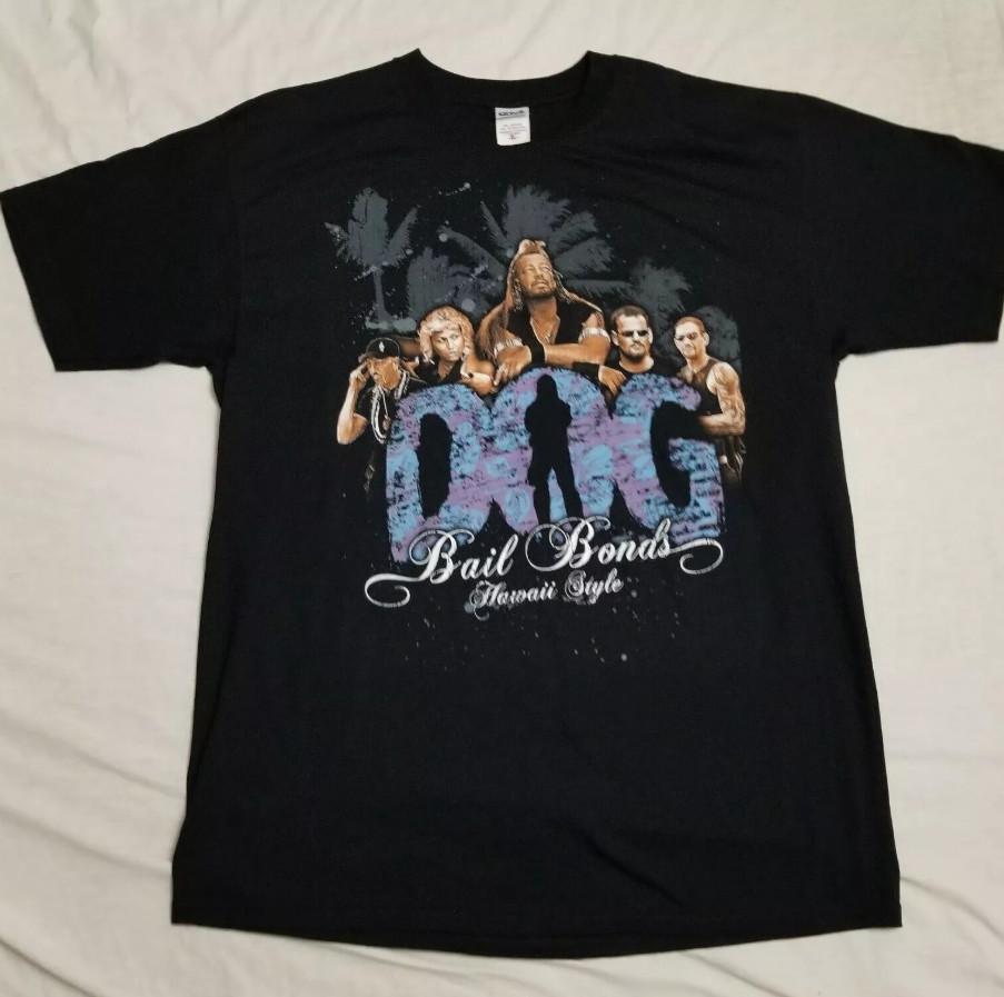 Винтажная черная унисекс футболка Dog the Bounty Hunter, все размеры S-5XL