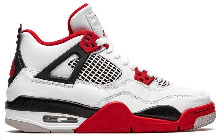 Jordan 4 Retro Fire Red 2020 GS 408452-160