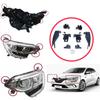 EHL546+EHL547 Headlight Holder Mount Repair Bracket Tab Set Left Right Side for Renault Megane BFB K9A B9A MK4 2016-On 260601571R 260100506R
