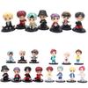 Очаровательный набор из 7 мини-фигурок Bts Tinytan с изображением Dynamite Bangtan Boys Для подарка и коллекции