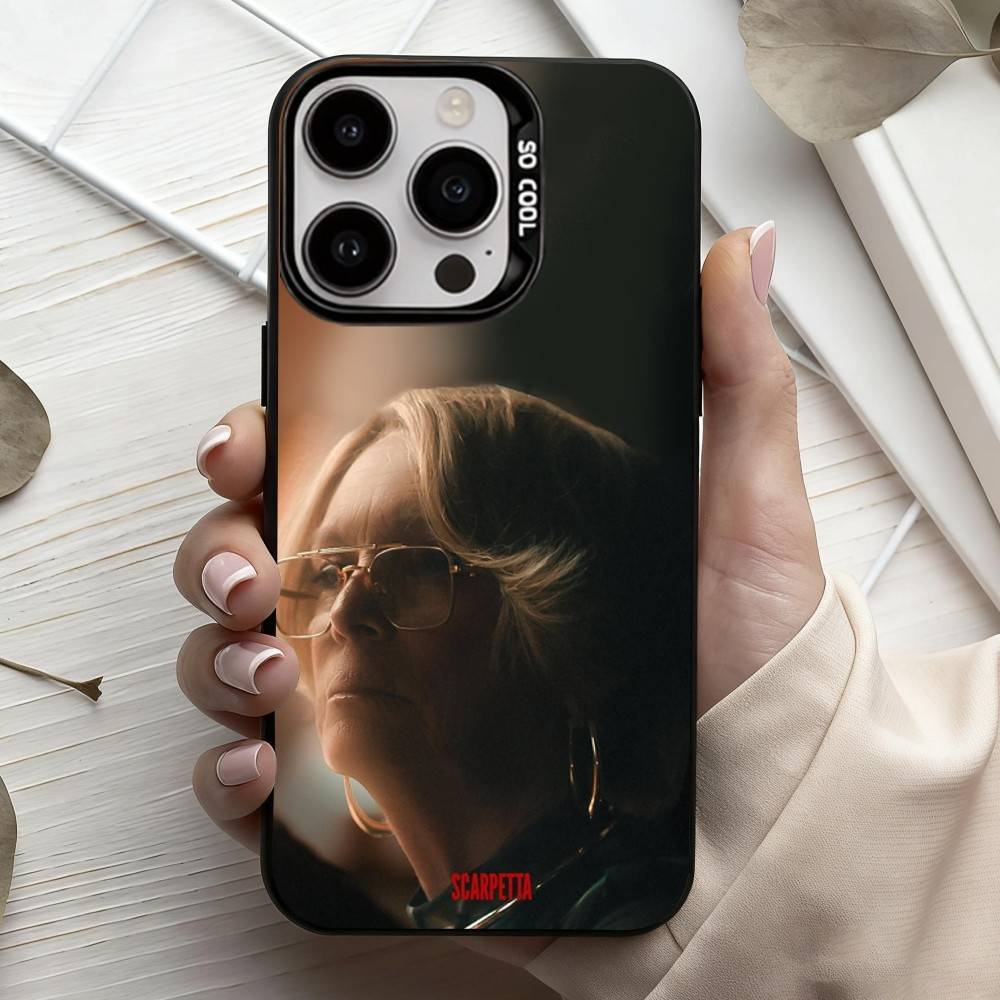 Чехол для телефона Сериал Скарпетта Для iPhone17,16,15,14,13,12,11 Plus,Pro Max Черный Конфетный серебристый чехол для телефона