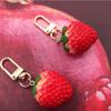 3D Клубничный кулон Изготовление ювелирных изделий своими руками Ювелирные аксессуары Клубничный кулон своими руками Серьги