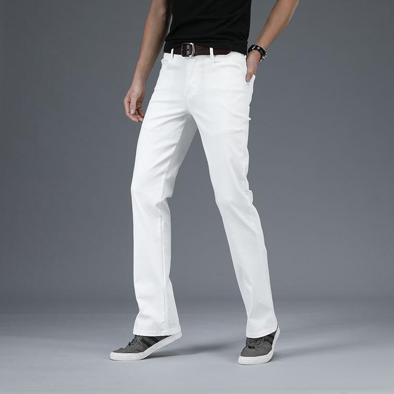 Джинсы для мужчин Мужские джинсы клеш Джинсы буткат Клеш Мужские дизайнерские Классические повседневные джинсы