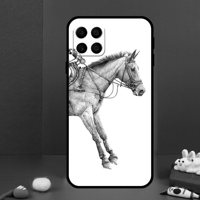 Эскиз лошади для чехла на телефон Samsung Galaxy M14 M34 M54 M33 M13 M23 M53 M15 M55 M31 M51 M20 M30s M32 M52